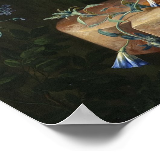 骨壷に花束 ポスター (角)