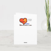 骨壷グリーティングカード付き女性モルティシャン カード (裏面)