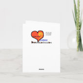 骨壷グリーティングカード付き男性葬儀長 カード (裏面)