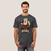 骨太レッドドラゴン麻雀ウエイトリフティング Tシャツ (正面フル)