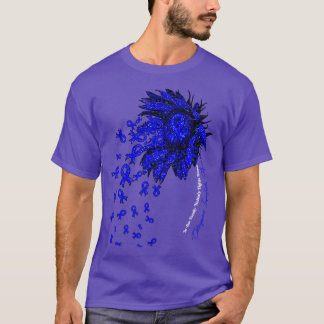 骨形成不全認識度ヒマワリ Tシャツ