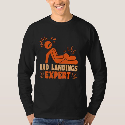 骨折おもしろい脚の専門家 Tシャツ (正面)