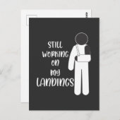 骨折お大事スタントマンキッド ポストカード (正面/裏面)