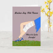 骨折した脚の良いカードを取得 カード (黄色い花)