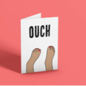 骨折した足 カード