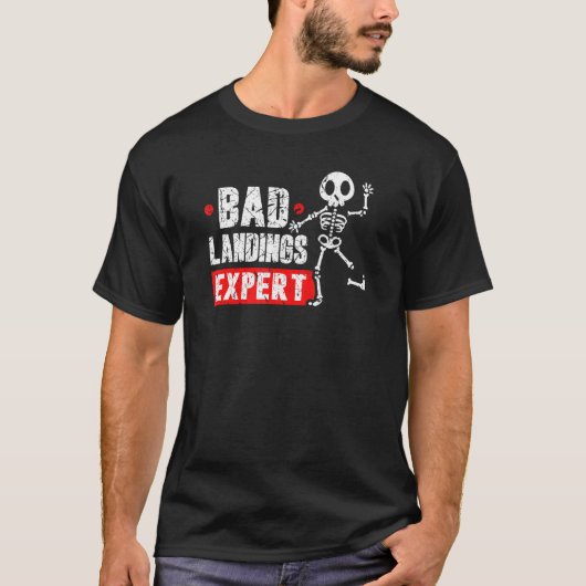 骨折サバイバー 足の手術 膝の怪我 スケルトン Tシャツ (正面)
