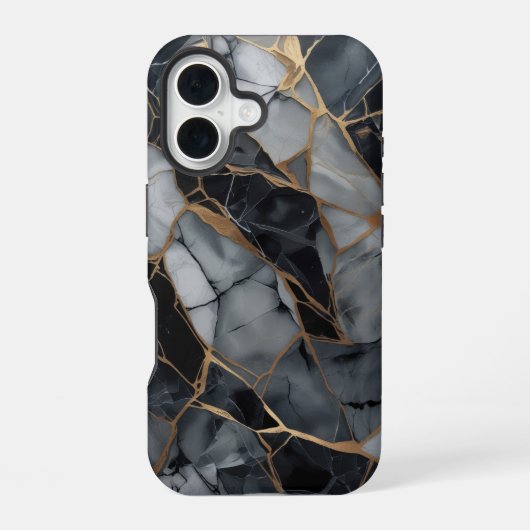 骨折ストーンエレガンス電話ケース iPhone 16ケース (裏面)