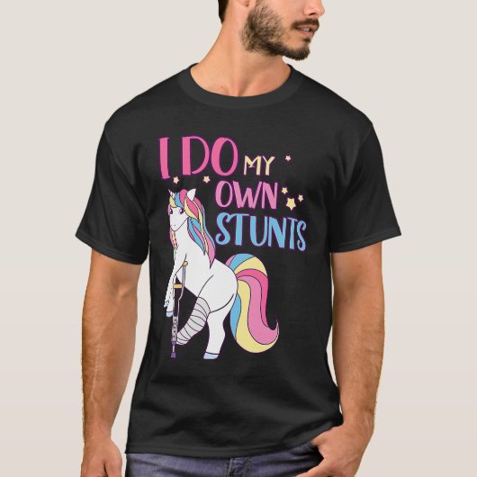 骨折レッグケージ足首の膝足良い女の子U Tシャツ (正面)