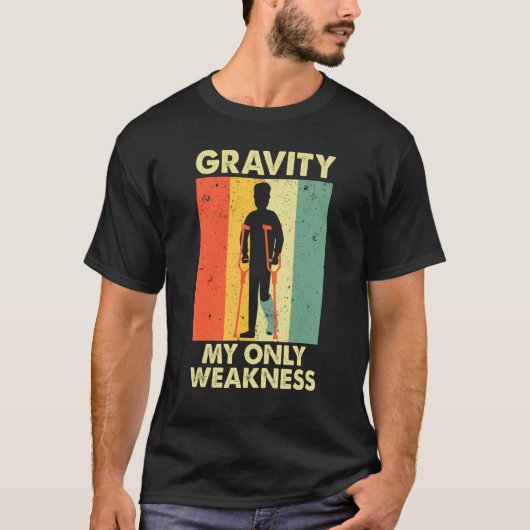 骨折男性へ足女性足首足手術1 Tシャツ (正面)
