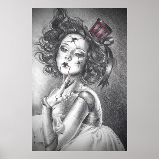 骨折美しいポスター壊れた人形ポスター ポスター (正面)