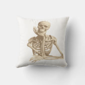 骨格おもしろい クッション (裏面)