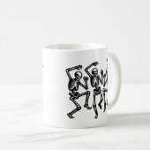 骨格は踊りで感じ良い雰囲気 コーヒーマグカップ (正面右)
