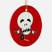 骨格オーナメント セラミックオーナメント (右)