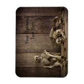 骨格カスタム文字磁石 マグネット (縦)