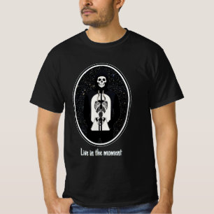骨格クールフード付きスウェットシャツ Tシャツ