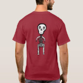 骨格デザイン Tシャツ (裏面)