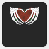 骨格ハート スクエアシール (正面)