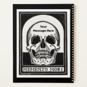 骨格パーソナライズされた誕生日ハローウィンパーティ プランナー手帳 (裏面)