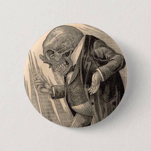 骨格ペニーの救済者 缶バッジ (正面)