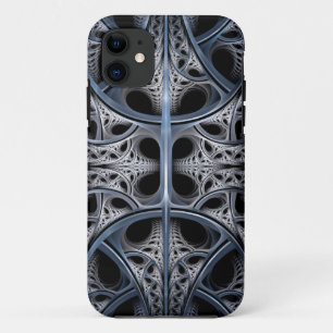 骨格ホールのフラクタルの芸術 iPhone 11 ケース
