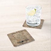 骨格不気味ハローウィンパーティ ペーパーコースター (インサイチュ)