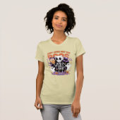 骨格不気味ハローウィンパーティ Tシャツ (正面フル)