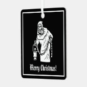 骨格不気味 メタルオーナメント (正面左)