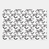 骨格動物 ラッピングペーパーシート (正面3)