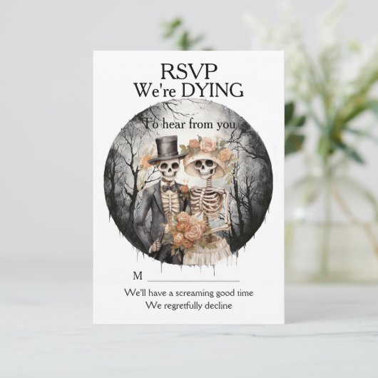 骨格対結婚対 出欠カード (スタンド正面)