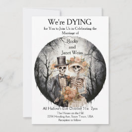 骨格対結婚式招待状 招待状