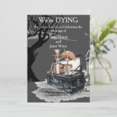 骨格対結婚式招待状 招待状 (スタンド正面)