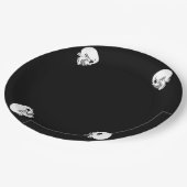 骨格怒ハローウィンパーティ紙プレート ペーパープレート (アングル)