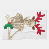 骨格悪夢クリスマス キッチンタオル (横)