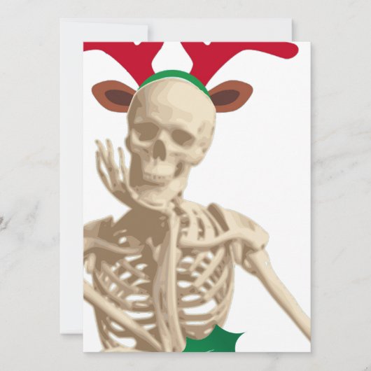 骨格悪夢クリスマス シーズンカード (正面)