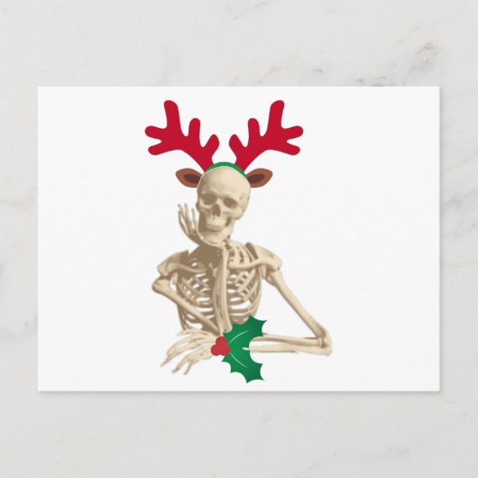 骨格悪夢クリスマス シーズンポストカード (正面)