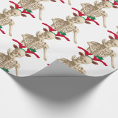 骨格悪夢クリスマス ラッピングペーパー (角)