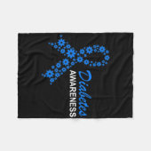 骨格手乳房カボチャ乳癌ハロー フリースブランケット (正面(横))