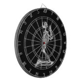 骨格祈矢板 ダーツボード (正面左)