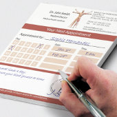 骨格筋ヒト体医療アポイントメント ノートパッド