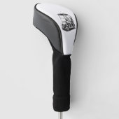 骨格系ゴルファー遊スカルゴルフ ゴルフヘッドカバー (アングル)