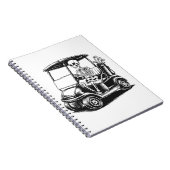 骨格系ゴルファー遊スカルゴルフ ノートブック (右側)