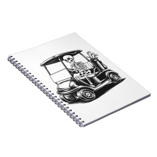 骨格系ゴルファー遊スカルゴルフ ノートブック (右側)