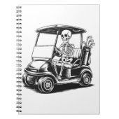 骨格系ゴルファー遊スカルゴルフ ノートブック (正面)