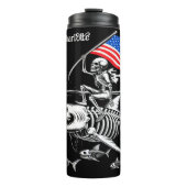 骨格系サメ：愛国的海乗り タンブラー (正面)