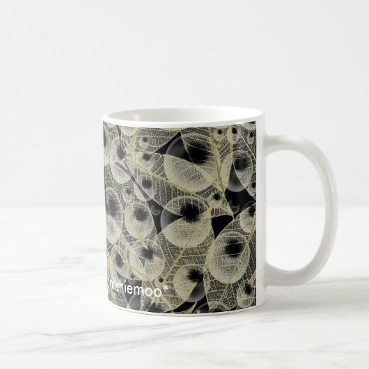骨格葉および泡マグ コーヒーマグカップ (右)