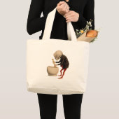 骨格薬学 ラージトートバッグ (正面(商品))