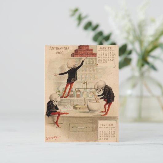 骨格薬局 ポストカード (スタンド正面)