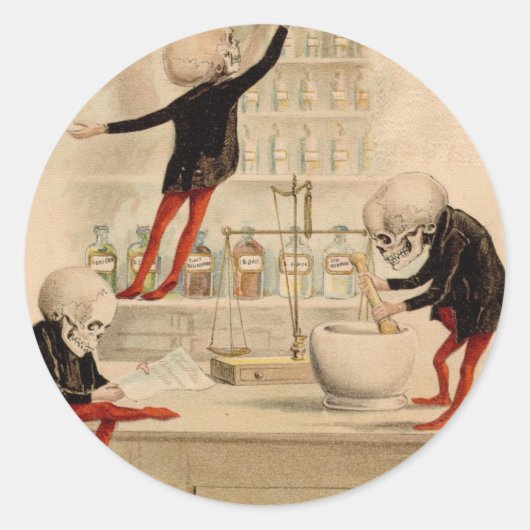 骨格薬局 ラウンドシール (正面)