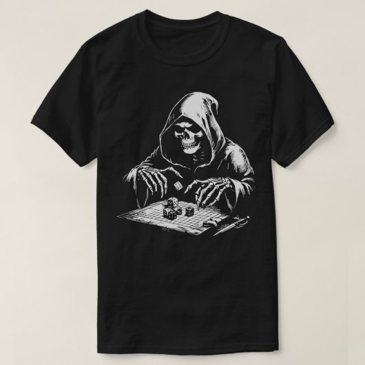 骨格遊サイコロ Tシャツ (デザイン正面)