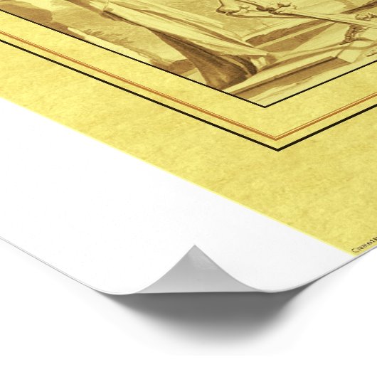 骨格 ポスター (角)